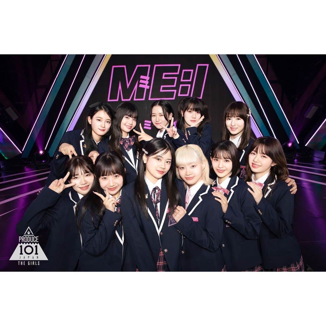 PRODUCE 101 JAPANのインスタグラム：「┊✧ ME:I (ミーアイ) ✧┊ @official_me_i_  OFFICIAL SNS 📣 X ⊹ https://twitter.com/official__ME_I_ YouTube ⊹ https://youtube.com/@official_me_i_ TikTok ⊹ https://tiktok.com/@official_me_i_  PRODUCE 101 JAPAN THE GIRLS *໒꒱⋆  #ME_I #ミーアイ #미아이」