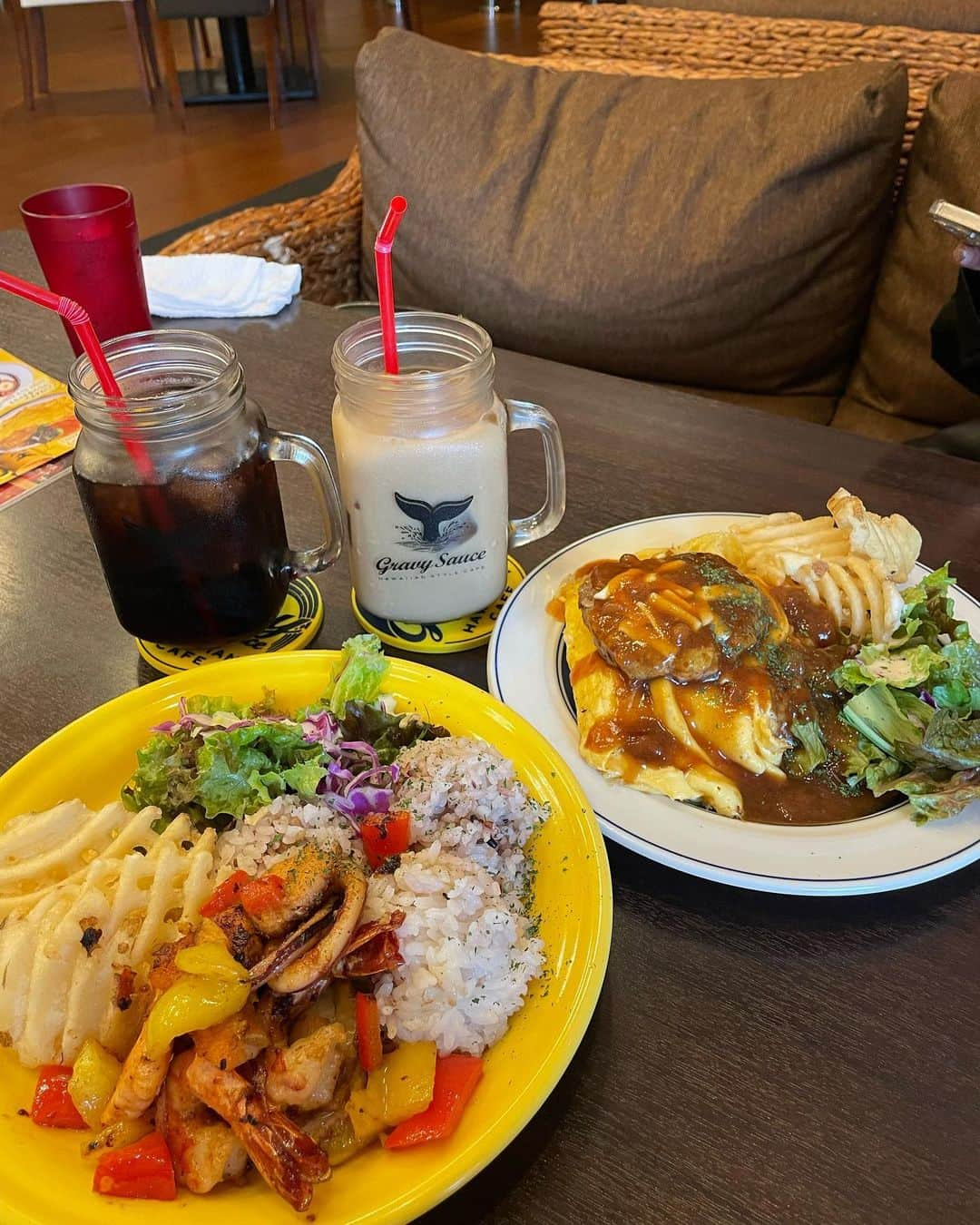 RIIAさんのインスタグラム写真 - (RIIAInstagram)「めーっちゃ久々に来た🇺🇸💓 ジャンクフードたまーに食べたくなる😋 #グレイビーソース岐阜 #lunch」12月17日 14時25分 - airi21202