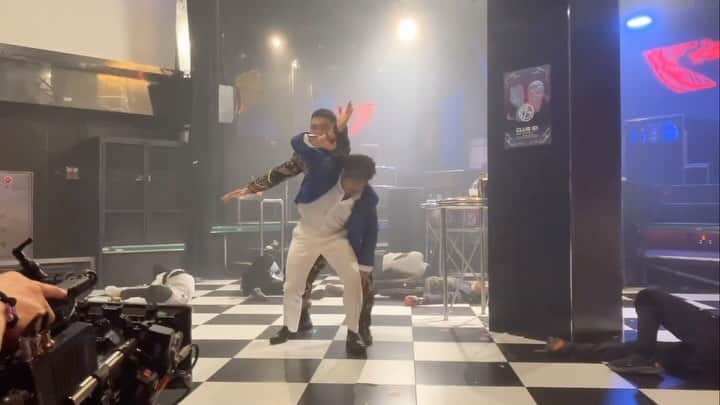 秋山成勲のインスタグラム：「Korean Movie 🎥가문의 영광: 리턴즈🎬 action scene^_^  액션 배우를 목표로^_^  #추성훈  #가문의영광리턴즈 #judo」