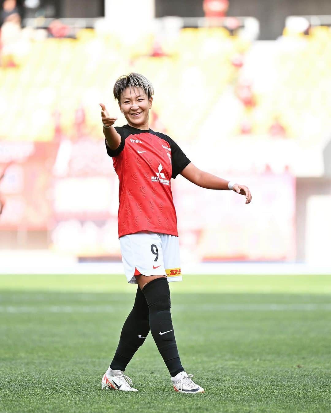 菅澤優衣香のインスタグラム：「皇后杯・5回戦 vs日体大SMG横浜 2-0○  たくさんの応援ありがとうございました。 次はリーグ戦！ 👉🏻💥 . . . #三菱重工浦和レッズレディース  #浦和レッズ #urawareds  #9」