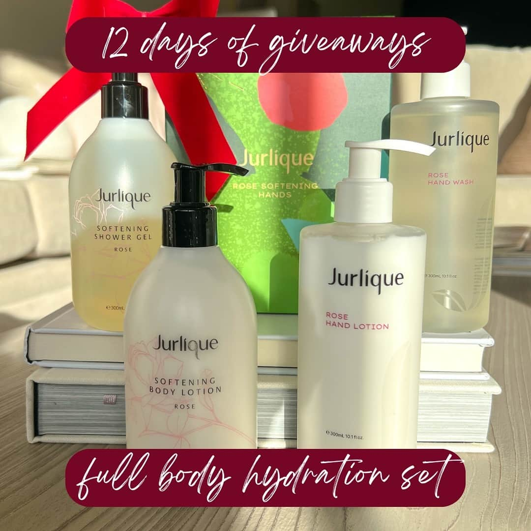 ジュリークのインスタグラム：「GIVEAWAY CLOSED. raise your hand if you take body care seriously ✋ for day 10 of our 12 days of giveaways we are giving away a Rose Softening Hands Holiday set, body wash & body lotion 🧖‍♀️✨  here’s how you can win!  🧴 like this post 🧴 follow us @jurliqueusa  🧴 comment below ✋ if you love body care  🧴 send this to a friend who you’re thankful for this holiday season!   that’s all! good luck 😉  giveaway runs for 24 hours from 12/19 at 12pm PST to 12/20 at 12pm PST. winner will be announced on our instagram stories and winner will be contacted via DM from this account @jurliqueusa.  *this giveaway is open to US residents who are 18 years of age and older. giveaway is not affiliated with Instagram.  . . . #jurliqueusa #skincaregiveaway #giveaway #holidaygiveaway #bodycaregiveaway #holidaybodycareset #holidaybodycaregiveaway #entertowin #skincaretalk #skincaredaily #skincareproduct」