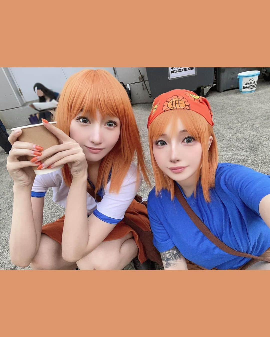 立花繭子*さんのインスタグラム写真 - (立花繭子*Instagram)「ネトフリ実写ワンピ🍊Wナミした🍊 #コミコン2023 #コミコン #コミコン東京」12月17日 21時18分 - myksan1717