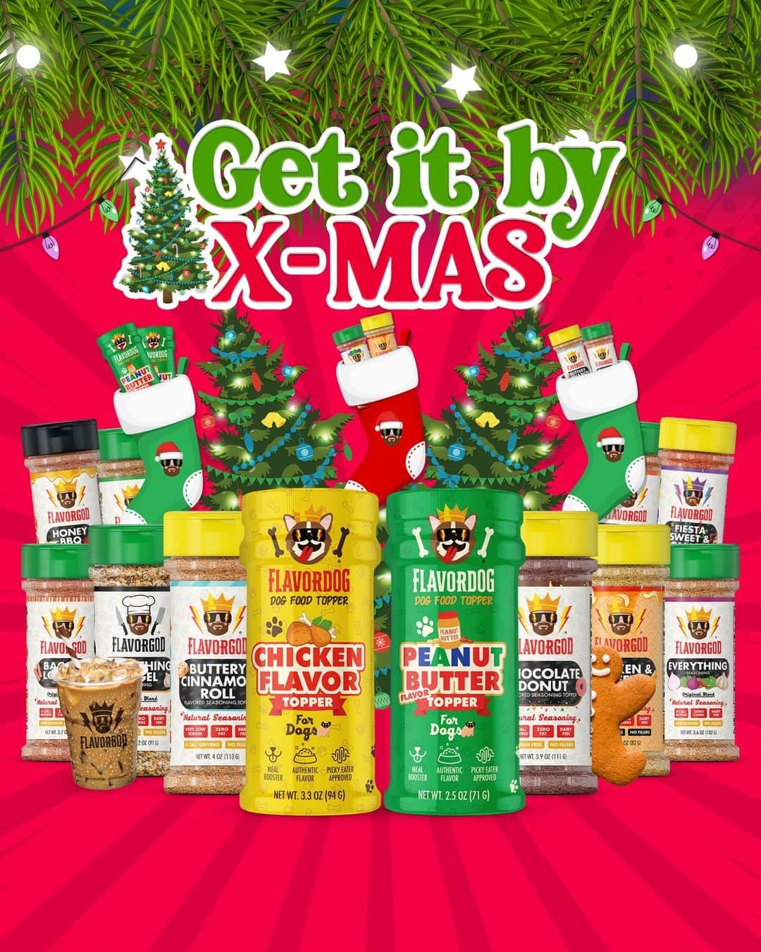 Flavorgod Seasoningsのインスタグラム：「🎅❗Get it before Christmas!🎁❗Shop Now!!⁠ Click link in the bio -> @flavorgod | www.flavorgod.com⁠🎄🎅⁠ -⁠ Flavor God Seasonings are:⁠ 🎅ZERO CALORIES PER SERVING⁠ 🎄MADE FRESH⁠ 🎅MADE LOCALLY IN US⁠ 🎄FREE GIFTS AT CHECKOUT⁠ 🎅GLUTEN FREE⁠ 🎄#PALEO & #KETO FRIENDLY⁠ -⁠ #food #foodie #flavorgod #seasonings #glutenfree #mealprep #seasonings #breakfast #lunch #dinner #yummy #delicious #foodporn」