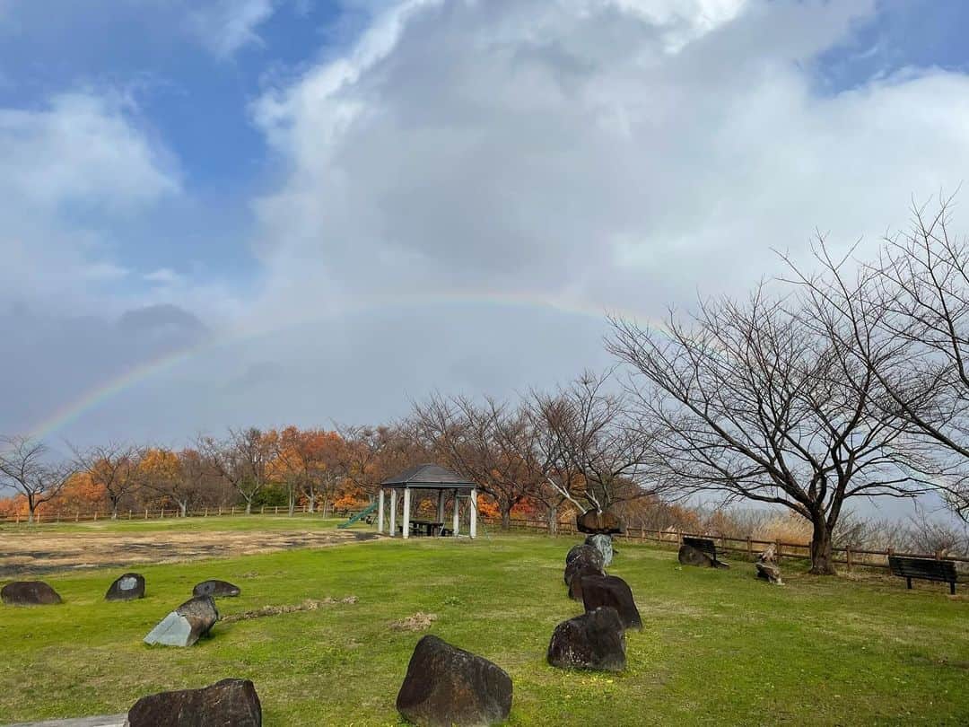 大林素子さんのインスタグラム写真 - (大林素子Instagram)「福島スカイパーク到着 虹🌈」11月24日 13時25分 - m.oobayashi