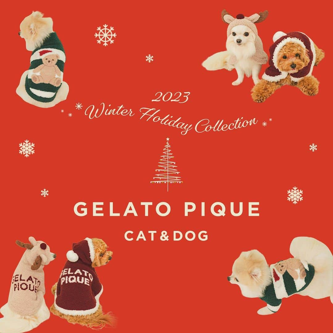 Caluluさんのインスタグラム写真 - (CaluluInstagram)「GELATO PIQUEよりWinter Holiday Collectionが新登場🎄  サンタクロースやトナカイなどクリスマスを素敵に彩る素敵なウェアが登場✨  またアイスモチーフの可愛い商品も入荷しました🍨  数量には限りがございますのでお早めにお求めくださいね🎅  ——————————  Caluluオンラインショップ ▼プロフィールのlitlinkよりアクセス🐾 @calulu_dogwear   ——————————  #calulu #caluludogwear #カルル #カルルドッグウェア #きょうのわんこ #癒しわんこ #わんこ部　#いぬすたぐらむ #犬のいる生活 #おしゃれわんこ #いぬのいる暮らし #お出かけわんこ #お出かけわんこ部 #いぬとの暮らし #カルルわんこの会 #カルルにゃんこの会 #ねこのいる生活  #ねこすたぐらむ  #ペット用品 #ペットグッズ #ペットアイテム #gelatopique #ジェラートピケ #ジェラピケ #なりきりウェア #トナカイ #サンタクロース #サンタ #クリスマス #ホリデーコレクション」11月24日 12時00分 - calulu_dogwear