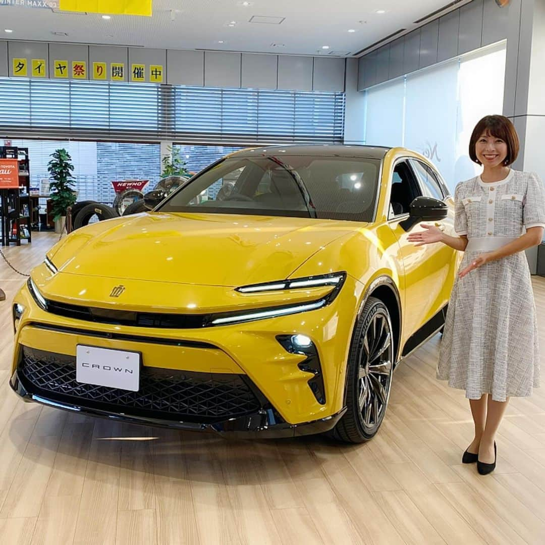 小尾渚沙のインスタグラム：「「小尾渚沙のおびネッツ」🚗✨ 更新されました‼️  今回は、クラウンシリーズの第２弾🎉 クラウンスポーツの魅力をリポートします❤️  「おびネッツを見て新車を買いました」とのご報告をいくつも頂き、嬉しいです💕 今後とも宜しくお願い致します✨  https://youtu.be/7PLOfy5JsaY 「小尾渚沙のおびネッツ」でぜひ検索して下さい❤️ （ストーリーズから飛べます） . . . #おびネッツ #ネッツトヨタ埼玉 #Happyだんばら さん #小尾渚沙 #おびハピ795  #クラウン #クラウンシリーズ #クラウンスポーツ」