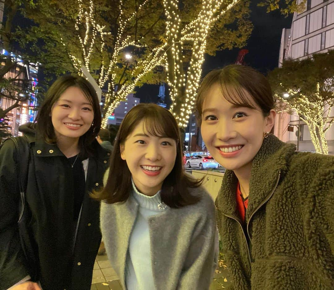 島津咲苗さんのインスタグラム写真 - (島津咲苗Instagram)「街は〜すっかりクリスマスムードですねぇ🎄先日久々に集まれた時の写真😊楽しかったです♪♪ . . . #メーテレ #ドデスカ #アナウンサー #西尾菜々美 #石井祐里枝 #島津咲苗 #名古屋 #イルミネーション」11月24日 12時53分 - sanae_shimazu