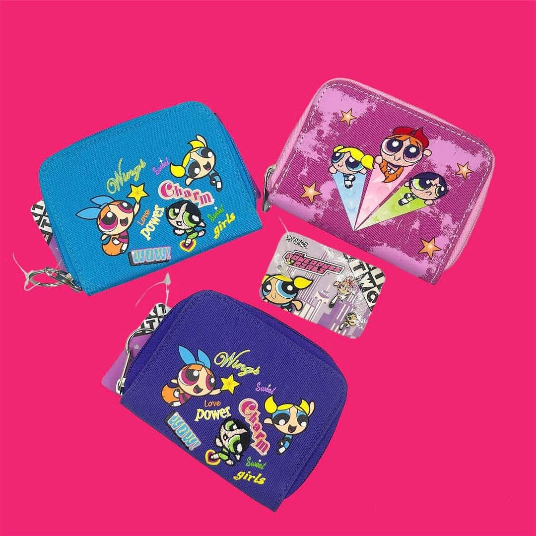 おもちゃやSPIRALのインスタグラム：「2003 Power Puff Girls Wallet入荷しました💙🩷💚」