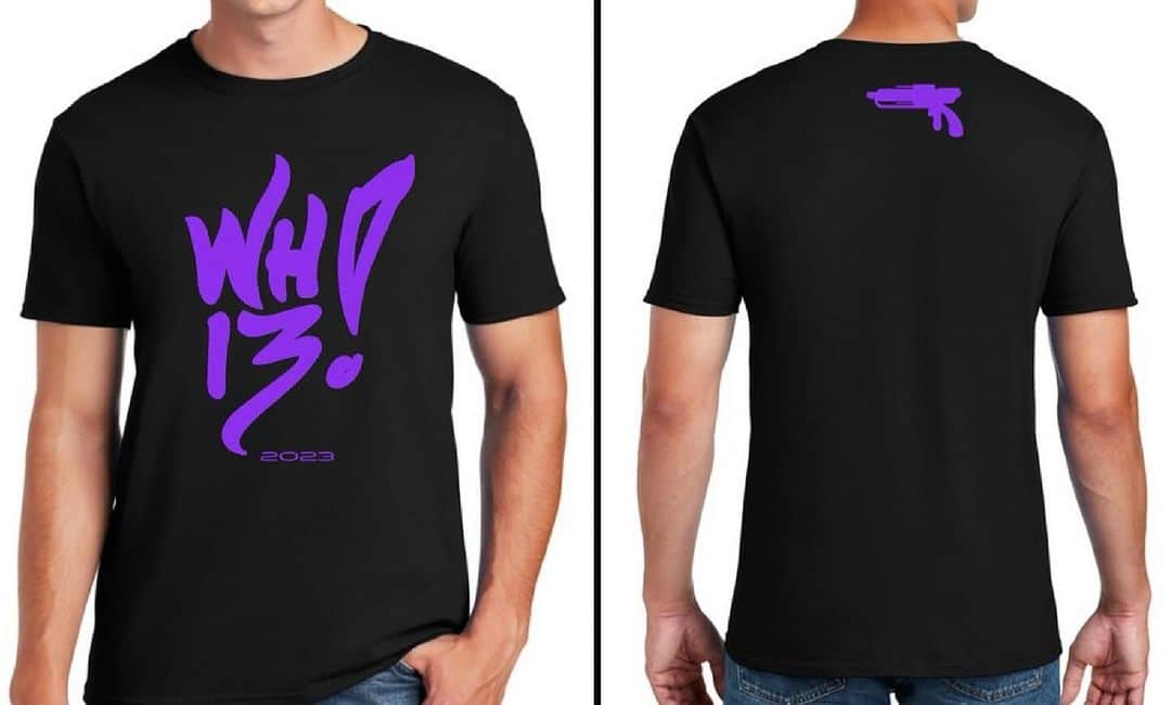エディ・マクリントックのインスタグラム：「****** Imagine how jealous everyone will be when you walk into this year's holiday work party, wearing the 2023 #WAREHOUSE13  "Signature Series" t-shirt, signed by me!!  Dare to dream!  Order yours now!  Smash the link on my homepage!」