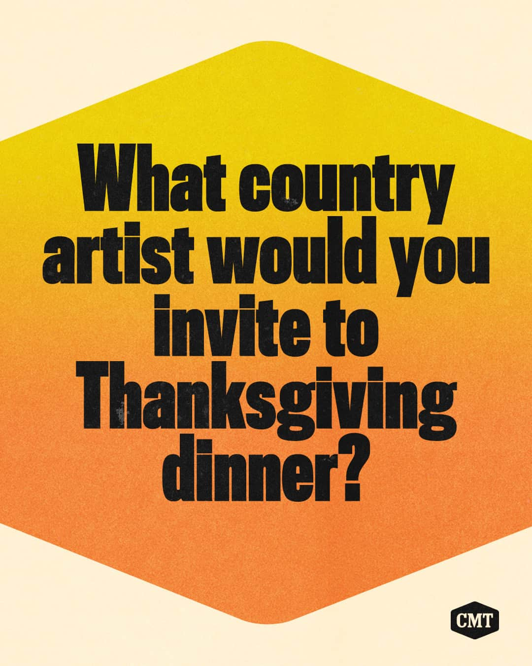 カントリー・ミュージック・テレビジョンのインスタグラム：「Who would be the best Thanksgiving guest? 🤔🦃」