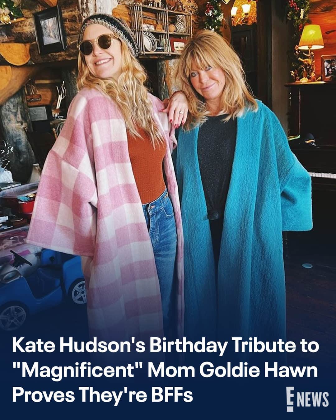 E! Onlineさんのインスタグラム写真 - (E! OnlineInstagram)「Kate Hudson got her knives out— to cut her mom's birthday cake. ❤️ Her loving tribute to Goldie Hawn is at the link in bio. (📷: Instagram)」11月24日 7時00分 - enews