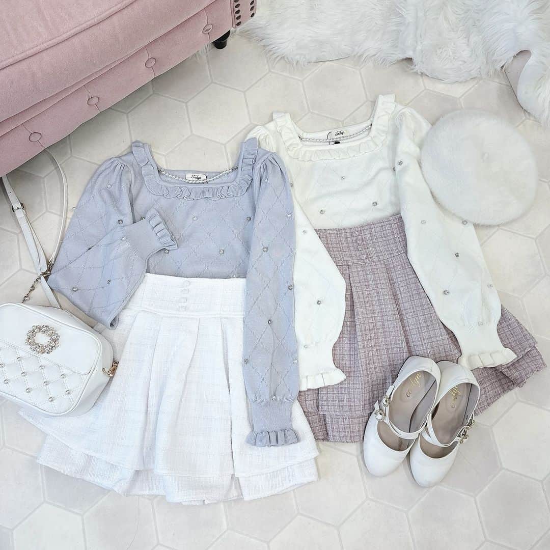 evelynのインスタグラム：「winter collection🐰︎︎♥︎ girly coordinate ㅤㅤㅤㅤㅤㅤㅤㅤㅤㅤㅤㅤㅤ #evelyn #エブリン ㅤㅤㅤㅤㅤㅤㅤㅤㅤㅤㅤㅤㅤ  ㅤㅤㅤㅤㅤㅤㅤㅤㅤㅤㅤㅤ」