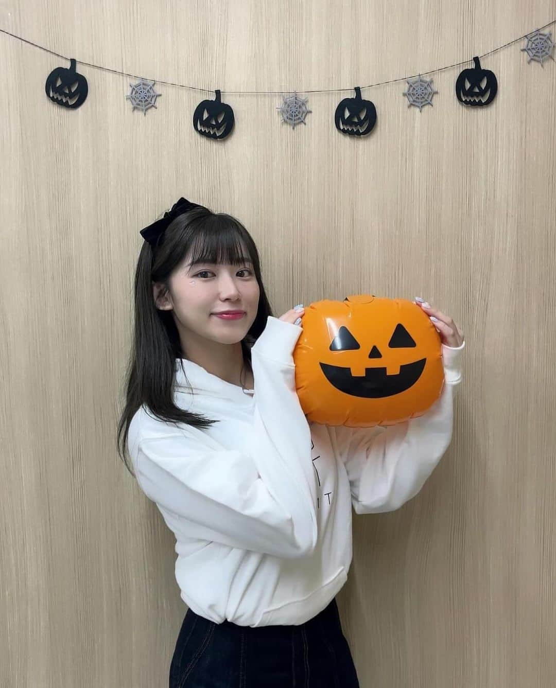 岩永亞美のインスタグラム：「みつきとファンの人と過ごしたハロウィン楽しかった🎃」