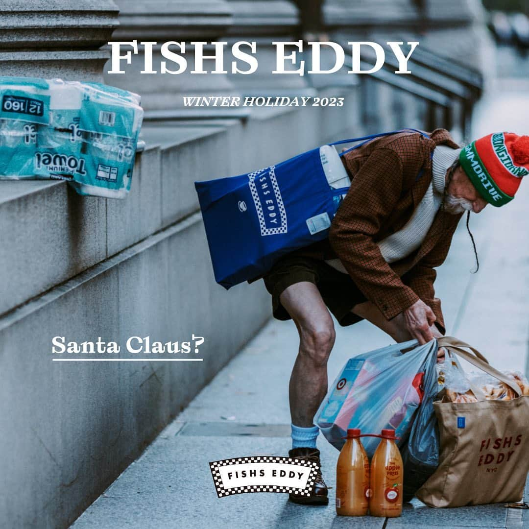 niko and ...さんのインスタグラム写真 - (niko and ...Instagram)「. FISHS EDDY(フィッシュエディ)  WINTER HOLIDAY 2023  「Is that man Santa Claus???」  FISHS EDDY(フィッシュエディ) が贈る 初公開！サンタクロースの日常をお届けっ クスっと笑えて、どこか共感しちゃう...  サンタクロースと一緒に クリスマスのカウントダウンスタート！！ ※皆も一緒にクリスマスの準備をしてね🎄  -—————————————— クリスマスまであと ３１日 !!!!! -——————————————  #FishsEddyU #FishsEddy #FishsEddy🗽 #フィッシュエディ #ちょっと冒険的なアイテムに出会える #セレンディピティ体験」11月24日 10時02分 - nikoand_official