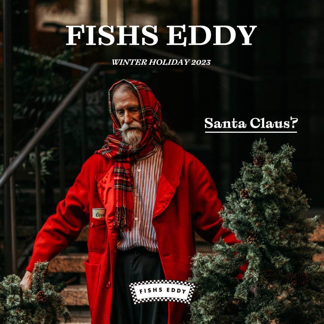 niko and ...のインスタグラム：「. FISHS EDDY(フィッシュエディ)  WINTER HOLIDAY 2023  「Is that man Santa Claus???」  FISHS EDDY(フィッシュエディ) が贈る 初公開！サンタクロースの日常をお届けっ クスっと笑えて、どこか共感しちゃう...  サンタクロースと一緒に クリスマスのカウントダウンスタート！！ ※皆も一緒にクリスマスの準備をしてね🎄  -—————————————— クリスマスまであと ３１日 !!!!! -——————————————  #FishsEddyU #FishsEddy #FishsEddy🗽 #フィッシュエディ #ちょっと冒険的なアイテムに出会える #セレンディピティ体験」