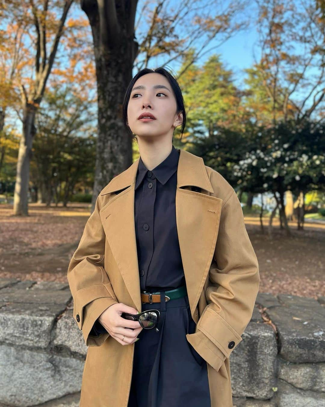 中田クルミさんのインスタグラム写真 - (中田クルミInstagram)「Studio Nicholson X ZARA @studionicholson @ZARA Autumn mood🍂🍁🤎  #ZARA#ザラ #studionicholson #スタジオニコルソン #studionicholsonxzara #PR」11月24日 15時00分 - kurumi_nakata