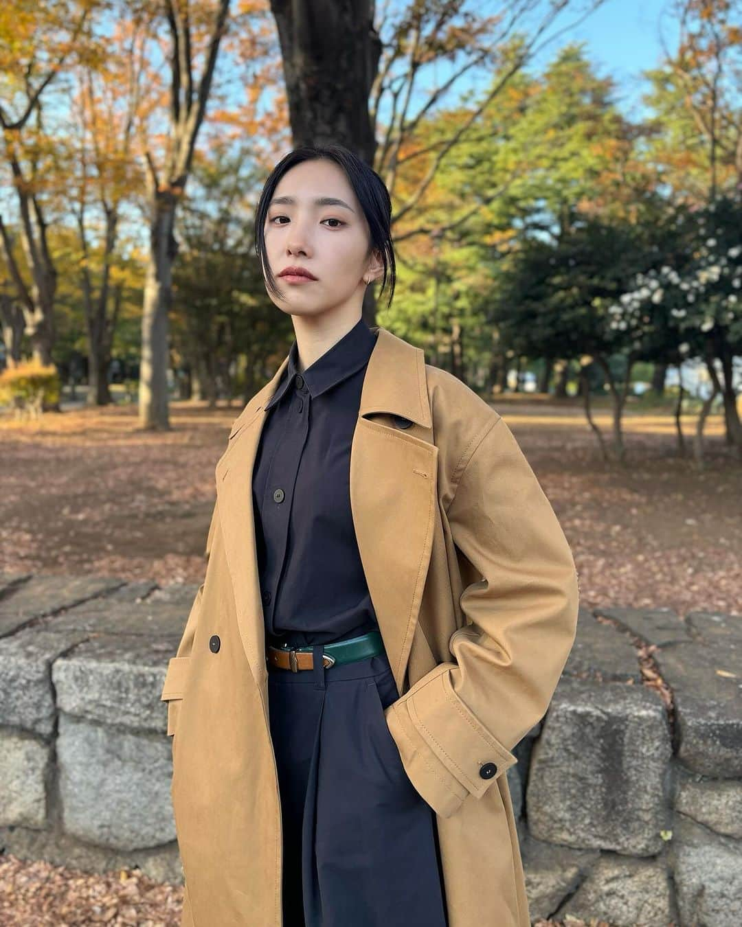 中田クルミさんのインスタグラム写真 - (中田クルミInstagram)「Studio Nicholson X ZARA @studionicholson @ZARA Autumn mood🍂🍁🤎  #ZARA#ザラ #studionicholson #スタジオニコルソン #studionicholsonxzara #PR」11月24日 15時00分 - kurumi_nakata