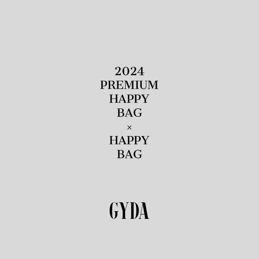 GYDAのインスタグラム：「☑️2024 新春福袋 予約スタート！  ——————————————————  ・PREMIUM 福袋 ￥30,000-  ・新春福袋 ￥13,500-  —————————————————— TOP(@gydajp)のURLからご覧頂けます❤︎ #GYDA#ジェイダ」