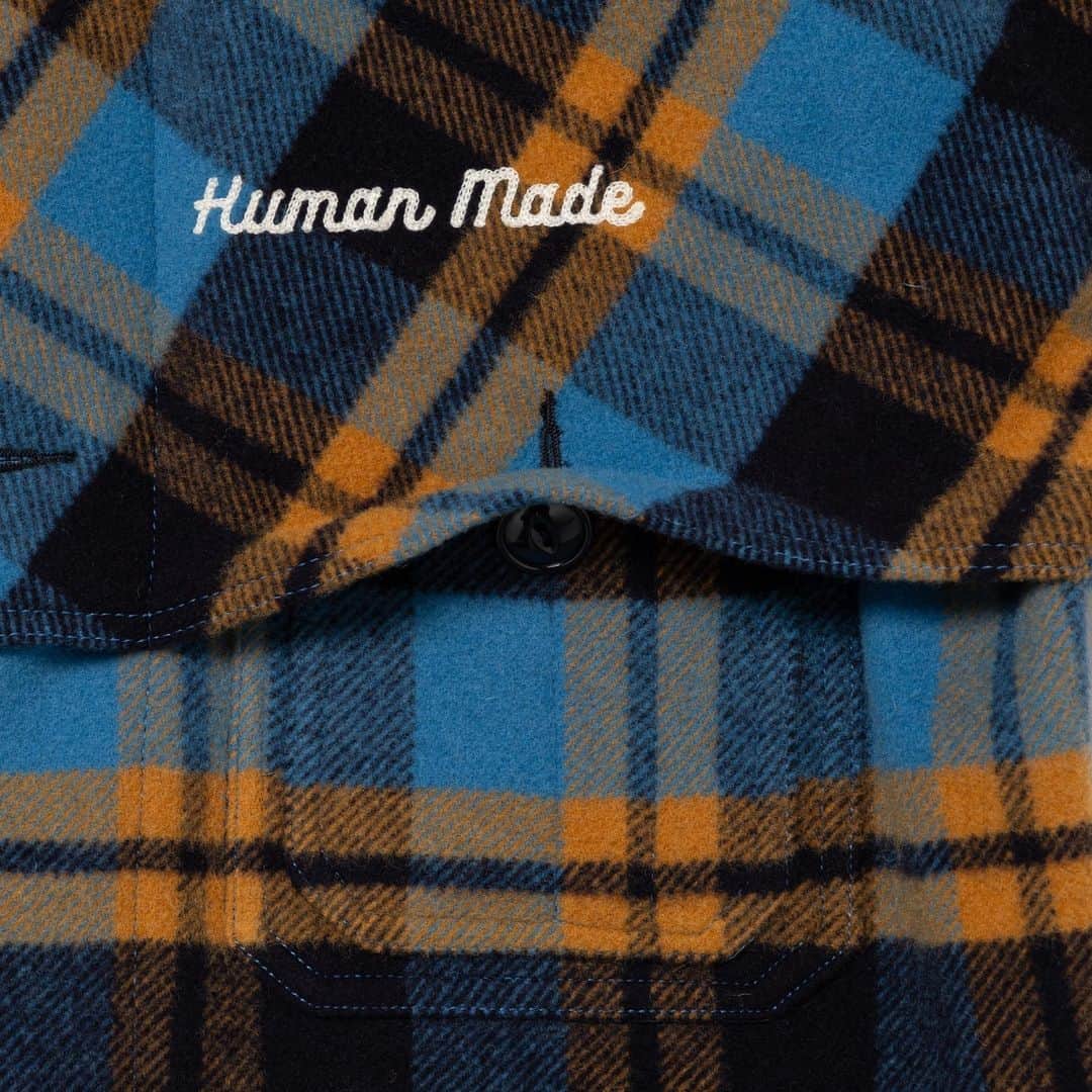 HUMAN MADEさんのインスタグラム写真 - (HUMAN MADEInstagram)「"HUNTING JACKET” will be available at 25th November 11:00am (JST) at Human Made stores mentioned below.  11月25日AM11時より、"HUNTING JACKET” が HUMAN MADE のオンラインストア並びに下記の直営店舗にて発売となります。  [取り扱い直営店舗 - Available at these Human Made stores] ■ HUMAN MADE ONLINE STORE ■ HUMAN MADE OFFLINE STORE ■ HUMAN MADE HARAJUKU ■ HUMAN MADE SHIBUYA PARCO ■ HUMAN MADE 1928 ■ HUMAN MADE SHINSAIBASHI PARCO ■ HUMAN MADE SAPPORO  *在庫状況は各店舗までお問い合わせください。 *Please contact each store for stock status.  オリジナルのチェック柄を採用した、ハンティングジャケット。前後のロゴはチェーン刺繍で表現されています。  Hunting jacket with an original check pattern. Logos are chain-stitched on both the front and back.」11月24日 11時16分 - humanmade