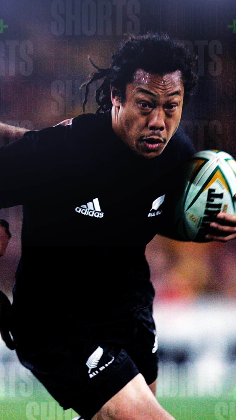 All Blacksのインスタグラム：「Ooh ah, Umaga! How good was Tana back in the day? 🤩  Head to NZR+ for more highlights like this! Link in bio or story 🖤」
