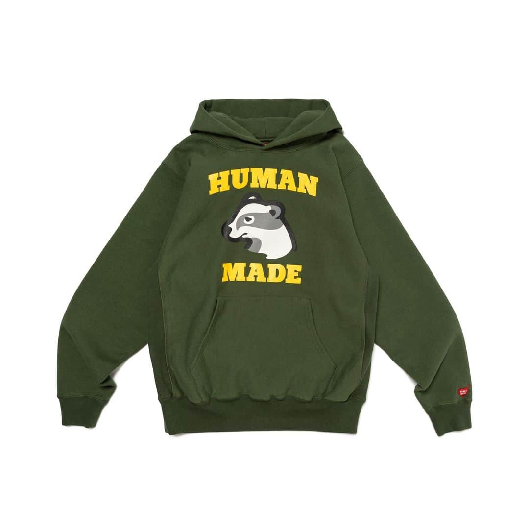 HUMAN MADEさんのインスタグラム写真 - (HUMAN MADEInstagram)「"HEAVY WEIGHT HOODIE #1” will be available at 25th November 11:00am (JST) at Human Made stores mentioned below.  11月25日AM11時より、"HEAVY WEIGHT HOODIE #1” が HUMAN MADE のオンラインストア並びに下記の直営店舗にて発売となります。  [取り扱い直営店舗 - Available at these Human Made stores] ■ HUMAN MADE ONLINE STORE ■ HUMAN MADE OFFLINE STORE ■ HUMAN MADE HARAJUKU ■ HUMAN MADE SHIBUYA PARCO ■ HUMAN MADE 1928 ■ HUMAN MADE SHINSAIBASHI PARCO ■ HUMAN MADE SAPPORO  *在庫状況は各店舗までお問い合わせください。 *Please contact each store for stock status.  ヘビーウェイト素材の裏毛プルオーバーフーディー。フロントのアニマルグラフィックが特徴です。  Pullover hoodie in thick, heavyweight material with an animal graphic on the front.」11月24日 11時28分 - humanmade