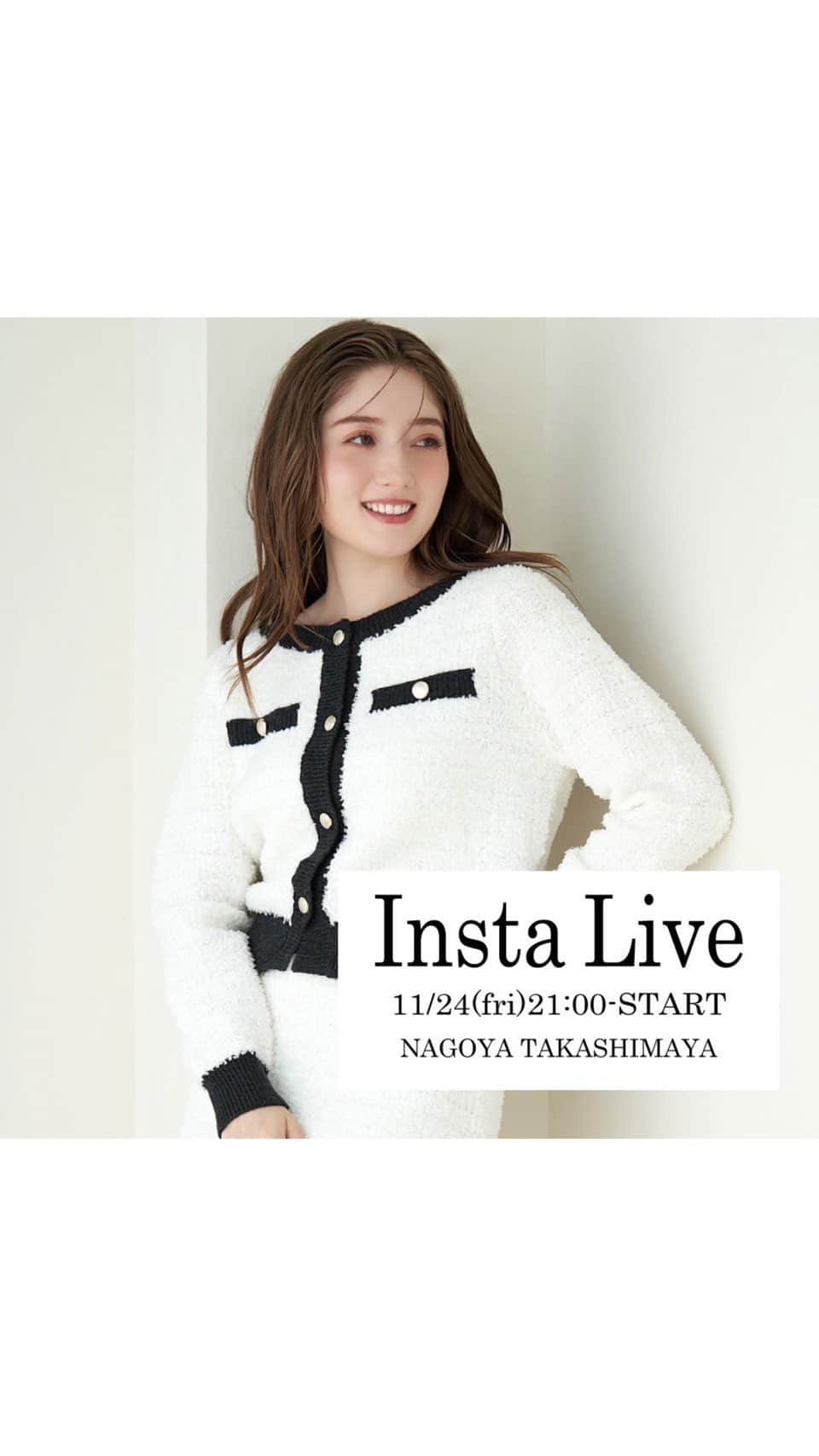 ノエラのインスタグラム：「. 【Instagram Live】 名古屋高島屋店から 「新作アイテムvol.4アイテム」ライブ配信💐  STAFF身長 misa 170cm ririna 158cm   ------------------------ staff  @misa_noela  @ririna_noela  こちらのアカウントも是非フォローお願い致します♪ ------------------------  #noela  #ノエラ」