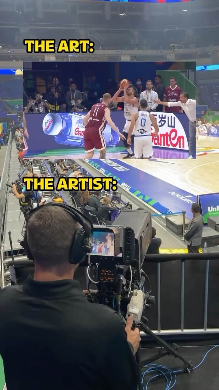 FIBAのインスタグラム：「Art of shooting history 🎥  #FIBAWC」