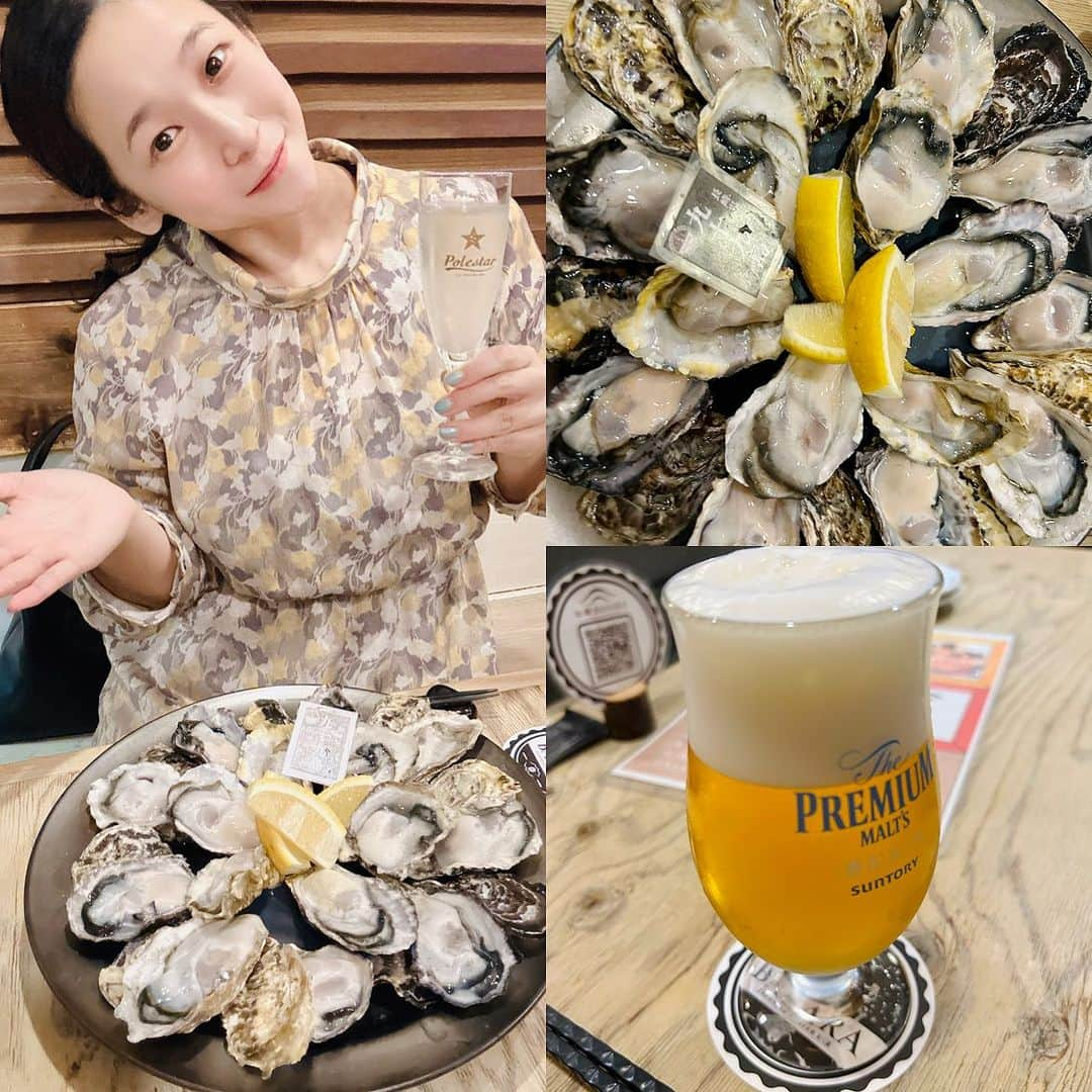 世手子のインスタグラム：「PR  Thank you for your hard work this week🍺 Raw oysters look like a bouquet of flowers💐🦪✨✨ have a wonderful weekend🥂 @kakibasara #府中グルメ #府中ごはん #府中飲み #府中居酒屋 #府中駅 #府中市 #府中市グルメ #府中市居酒屋 行ってきたよ（＾ν＾） #牡蠣食べ放題 #飲み放題 (〃ω〃) なんて美味しいんだろ^ - ^ 今の時期の生牡蠣はさっぱりつるっといけちゃう👏 まるで牡蠣の御花畑🌹 #生牡蠣 はもちろん #カキフライ 、 #蒸し牡蠣 も食べ放題（＾_＾） #牡蠣味噌 の野菜スティックも最高😃 最後は #牡蠣の土鍋 ご飯が待ってました\(//∇//)\ 生ビールはもち スパークリング、白ワインもあって幸せ(*´ω`*) 皆様素敵な週末^ - ^お過ごしください(´∀｀*)」