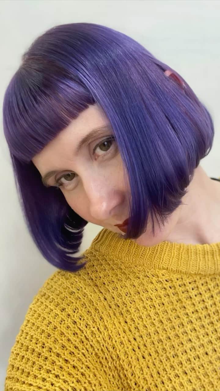 Anji SALZのインスタグラム：「After almost a year I finally got my hair refreshed by @number76_tokyo & the always wonderful @number76_gomi 🤗💫💕  Many of you voted purple 💜 and I haven’t had that color for ever so 😝 Still feeling a bit weird but I will get used to it i guess 🙃  ほとんど一年ぶりの美容室💫 やっとカットとカラーができた。  子供2人も連れて、本当にすみません💦 @number76_gomi さんはとても優しく、たくさん手伝わせていただきました。  髪の毛のリフレッシュありがとうございます。 @number76_tokyo 🥰  #gifted #pr #hairsalontokyo #number76 #number76tokyo #tokyohairsalon #purplehair #hairtransformation #toddlerfriendlysalon #tokyo #japanesehairsalon #japanesehairdresser #美容室 #表参道美容室 #東京美容室」