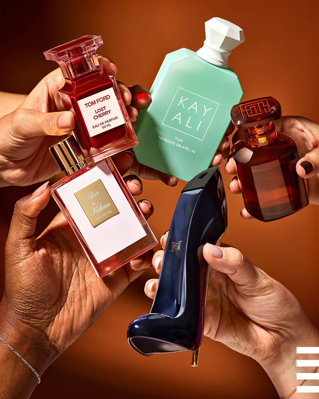 セフォラのインスタグラム：「When the Friendsgiving invite says BYOF (Bring Your Own Fragrance). Use code GIFTSCENTS to earn 4X points on fragrance.  @tomfordbeauty @kayali @fentybeauty @kilianparis @carolinaherrera」
