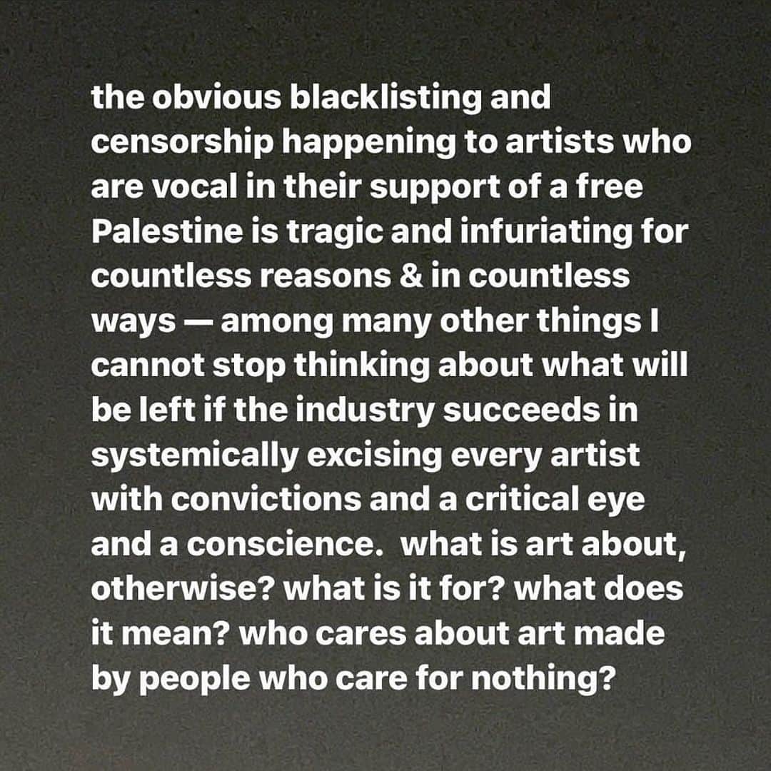 アンドレイ・ペジックのインスタグラム：「I stand with @susansarandon @jennaortega @melissabarreram @rogerwaters  Please swipe left for the part about “Mecca of toothless liberal orthodoxy” compliments of @diet_prada」