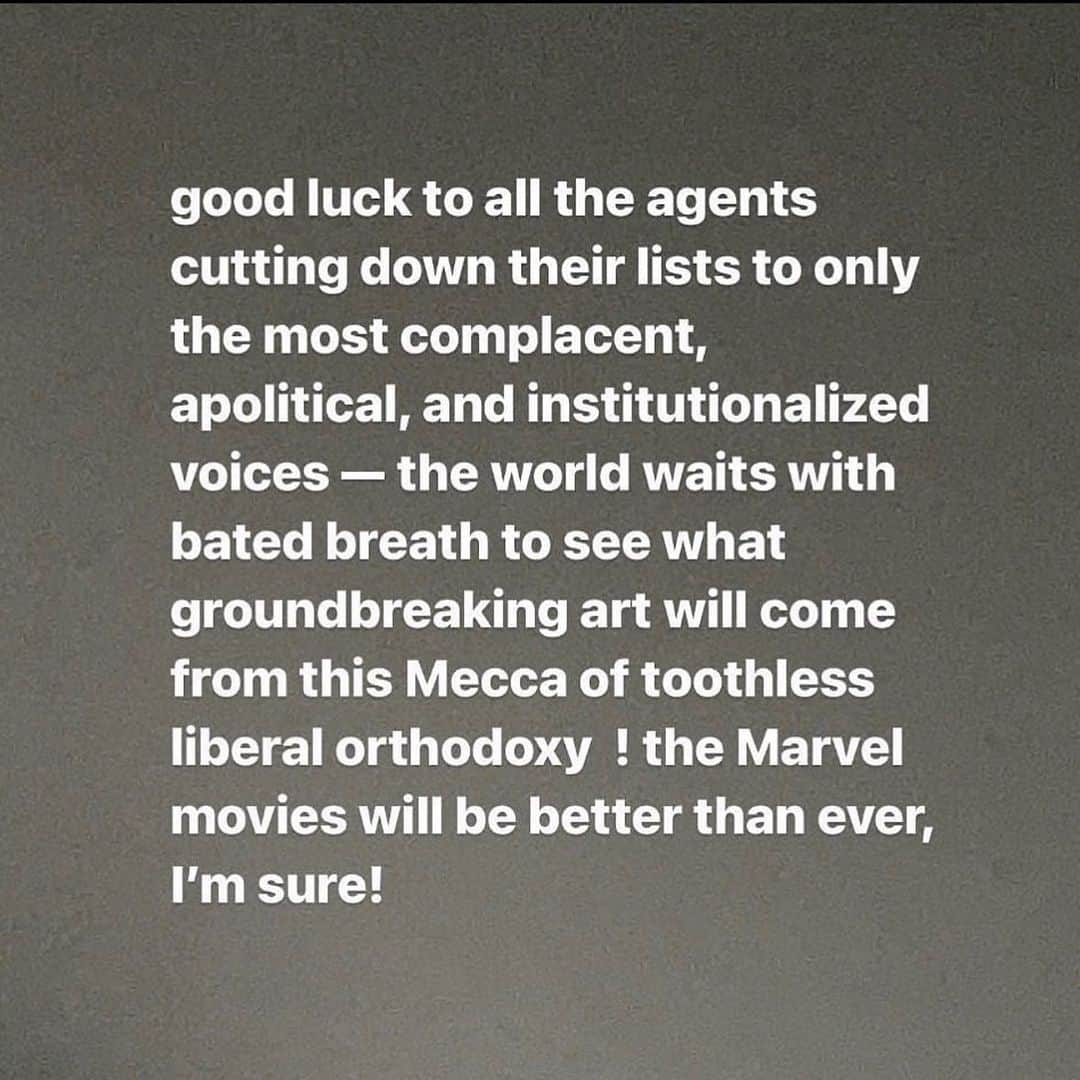 アンドレイ・ペジックさんのインスタグラム写真 - (アンドレイ・ペジックInstagram)「I stand with @susansarandon @jennaortega @melissabarreram @rogerwaters  Please swipe left for the part about “Mecca of toothless liberal orthodoxy” compliments of @diet_prada」11月24日 13時39分 - andrejapejic