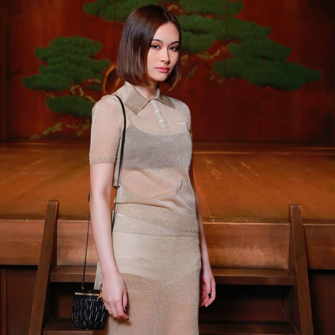 高橋ららのインスタグラム：「Miu Miu Club💚  #MiuMiu #MIUMIUCLUBTOKYO #PR」