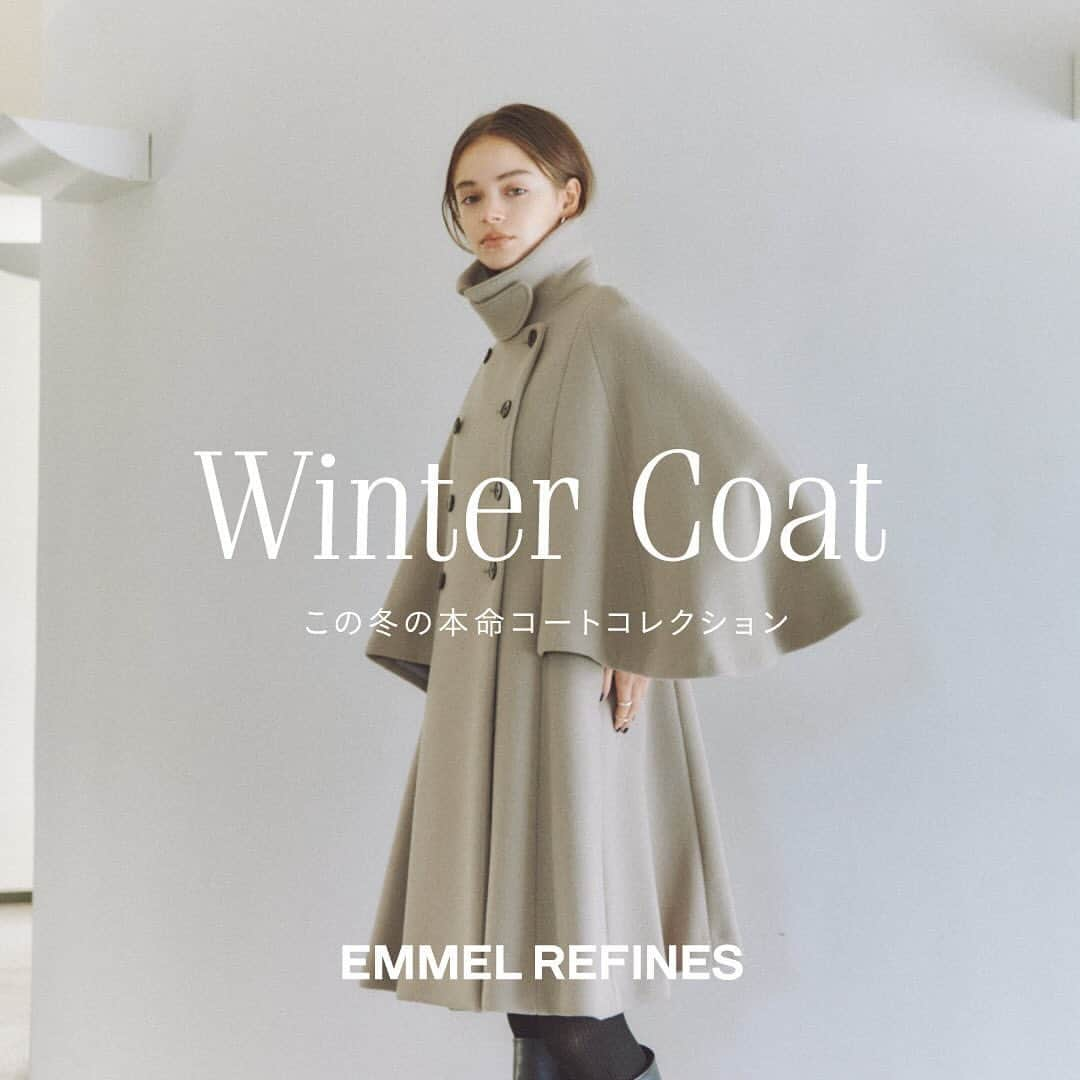 JewelChanges Official Accountのインスタグラム：「.  【Winter Coat】 この冬もEMMEL REFINESおすすめのコートは 一枚で着映えるデザインのものばかり❤︎  注目はケープデザインやシャギー素材の 華やかなデザインコート。  冬の着こなしの主役となるコートこそ、 お気に入りに一枚を手に入れて。  #emmelrefines  #エメルリファインズ  #unitedarrows  #ユナイテッドアローズ」