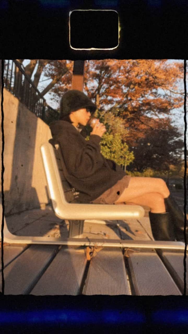田野優花のインスタグラム：「夕陽が最高だったoff満喫の日 さんぽだいすき」