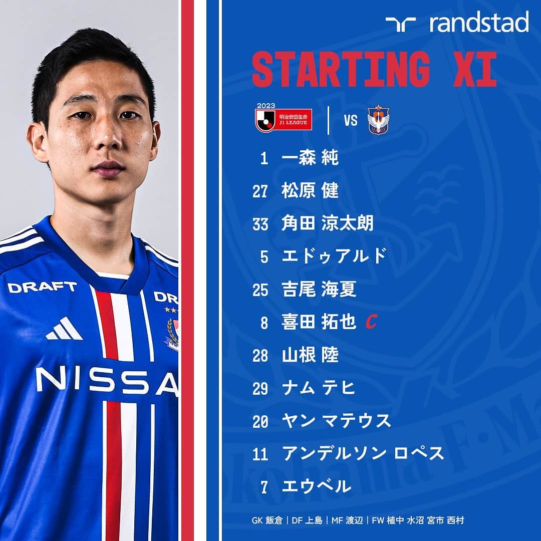 横浜F・マリノスのインスタグラム
