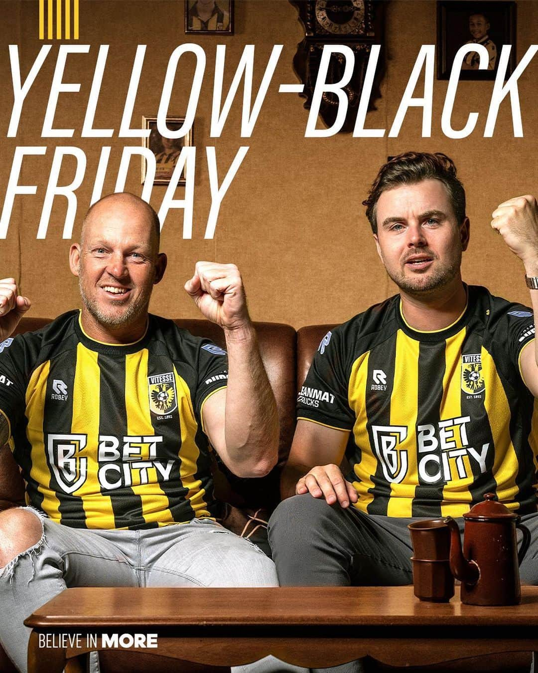 フィテッセのインスタグラム：「Yellow-Black Friday 🟡⚫️ ❗️Tot wel 50% korting  #Vitesse」