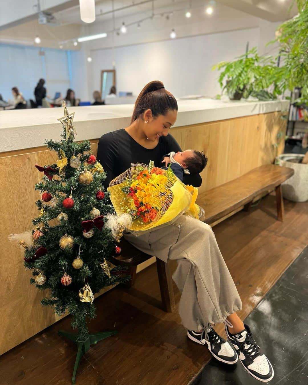 木佐貫まやさんのインスタグラム写真 - (木佐貫まやInstagram)「久しぶりの…🤍  @binkyofficial チームの皆様いつもありがとうございます✨  そしてじんちゃんおりこうさんにしていてくれて ありがとう😊」11月24日 17時42分 - maaayaofficial