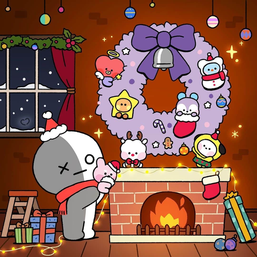 BT21 Stars of tomorrow, UNIVERSTAR!のインスタグラム：「pov: things to do this holiday🎄 BT21: just stick with our coziest wreath. period.  ⭐️ UNISTARS, come and check out the BT21 mini minini Holiday at  📍 LINE FRIENDS SQUARE SINSA • 11.24 OPEN | 12:00 - 21:00 (KST) • 42, Gangnam-daero 160-gil, 1-2F, Gangnam-gu, Seoul --- 📍라인프렌즈 스퀘어 신사 • 11.24 OPEN | 12:00 - 21:00 (KST) • 서울시 강남구 강남대로160길 42 (신사동), 1-2F  #BT21 #BT21minini #holidays #holidayseason #happyholidays #winter #홀리데이 #연말 #겨울」