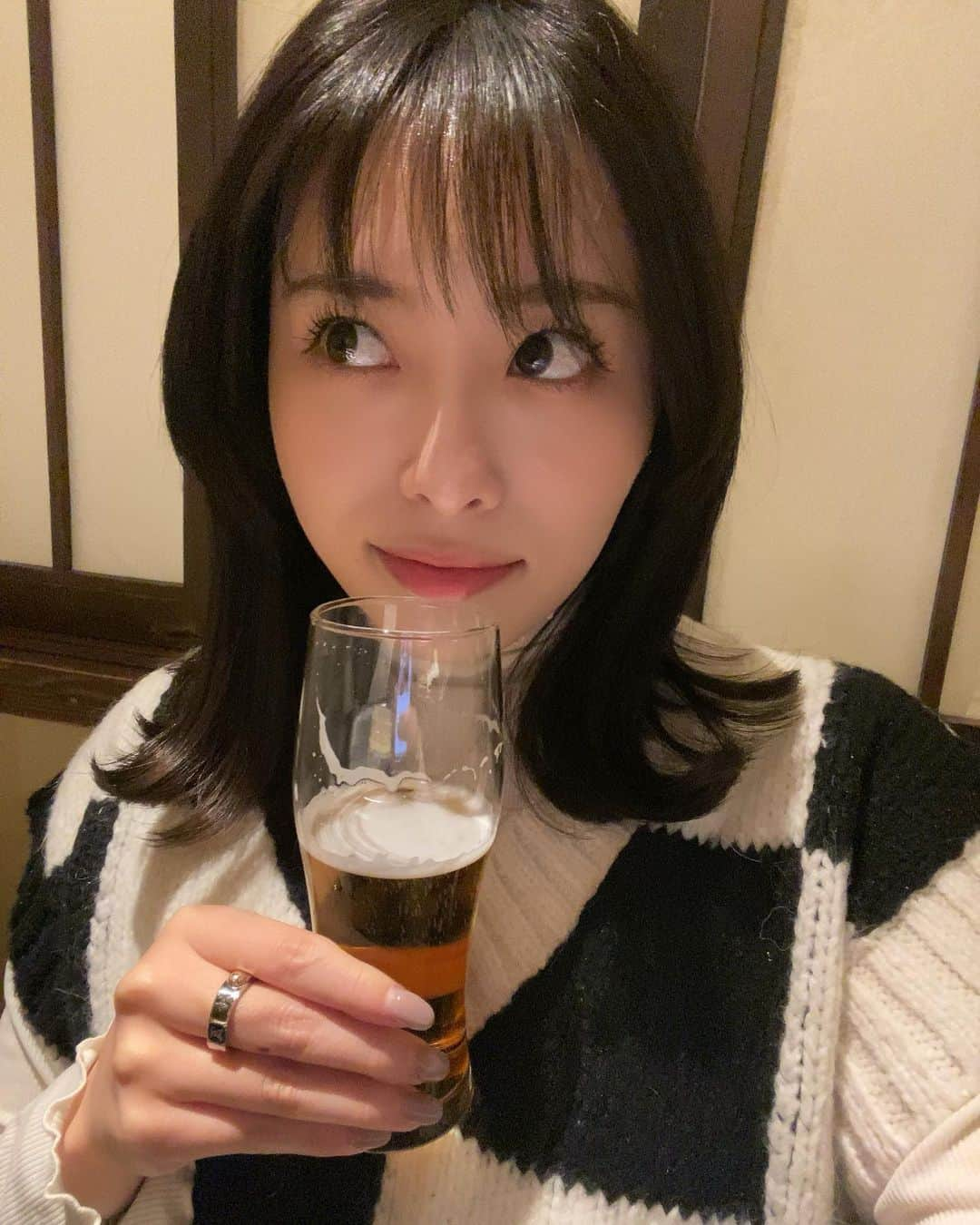 辰巳さくら（さくてん）のインスタグラム：「全然1人😇🍺 誰か乾杯してくれよ…ははッ #ビール女子 #酒豪女子 #食べる女 #のみすたぐらむ」