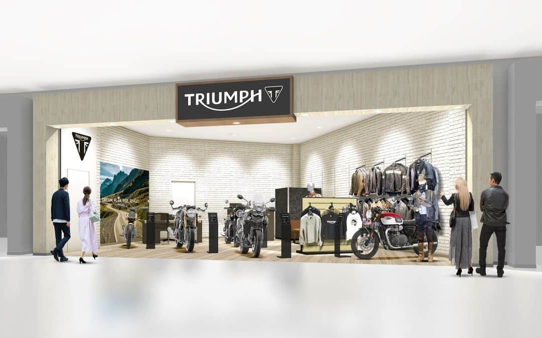Triumph Motorcycles Japanのインスタグラム：「12/14から埼玉県川口市にトライアンフ正規販売店では初となるトライアンフ埼玉川口・ポップアップストアが期間限定でオープンします。⁣ ⁣ 今回オープンするポップアップストアを通して、普段オートバイやトライアンフと接する機会の少ない方々にも、より身近にトライアンフの世界観と、プレミアム・ライフスタイル・モーターサイクル・ブランドをご体験いただければと思います。⁣ ⁣ 日時：2023年12月14日10時～⁣ 場所：イオンモール川口 2F⁣ 住所：〒333-0834 埼玉県川口市安行領根岸3180番地⁣ https://kawaguchi-aeonmall.com/⁣ ⁣ ■詳しくは⁣ https://bit.ly/3SOpx1g」