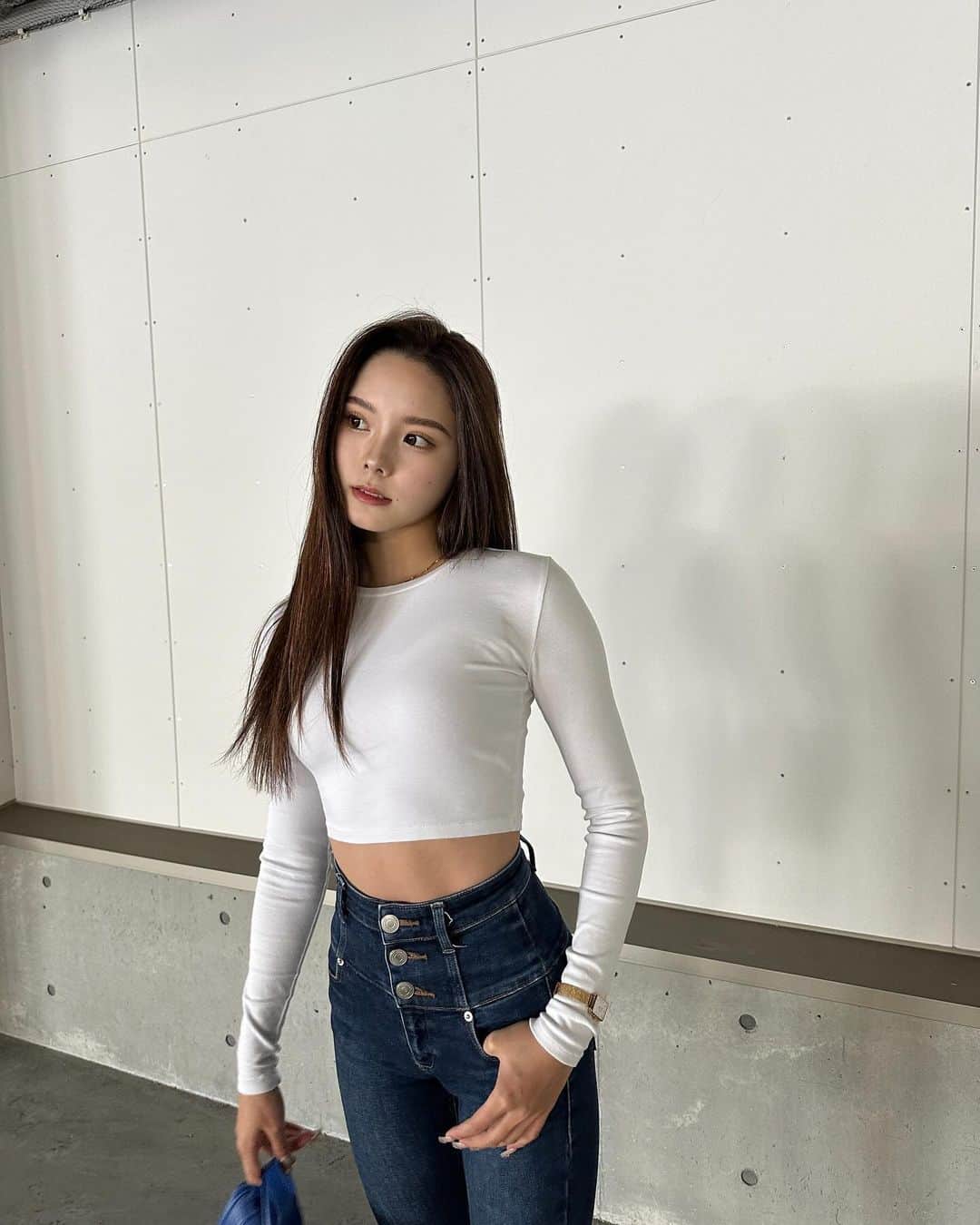 原田美優さんのインスタグラム写真 - (原田美優Instagram)「. 今週週5京都🍁⠜ 大阪この服装で過ごせるけど 京都ダウン無かったら寒すぎる🥲  . #denim #denimcode #denimstyle #大阪」11月24日 18時58分 - harada.myu