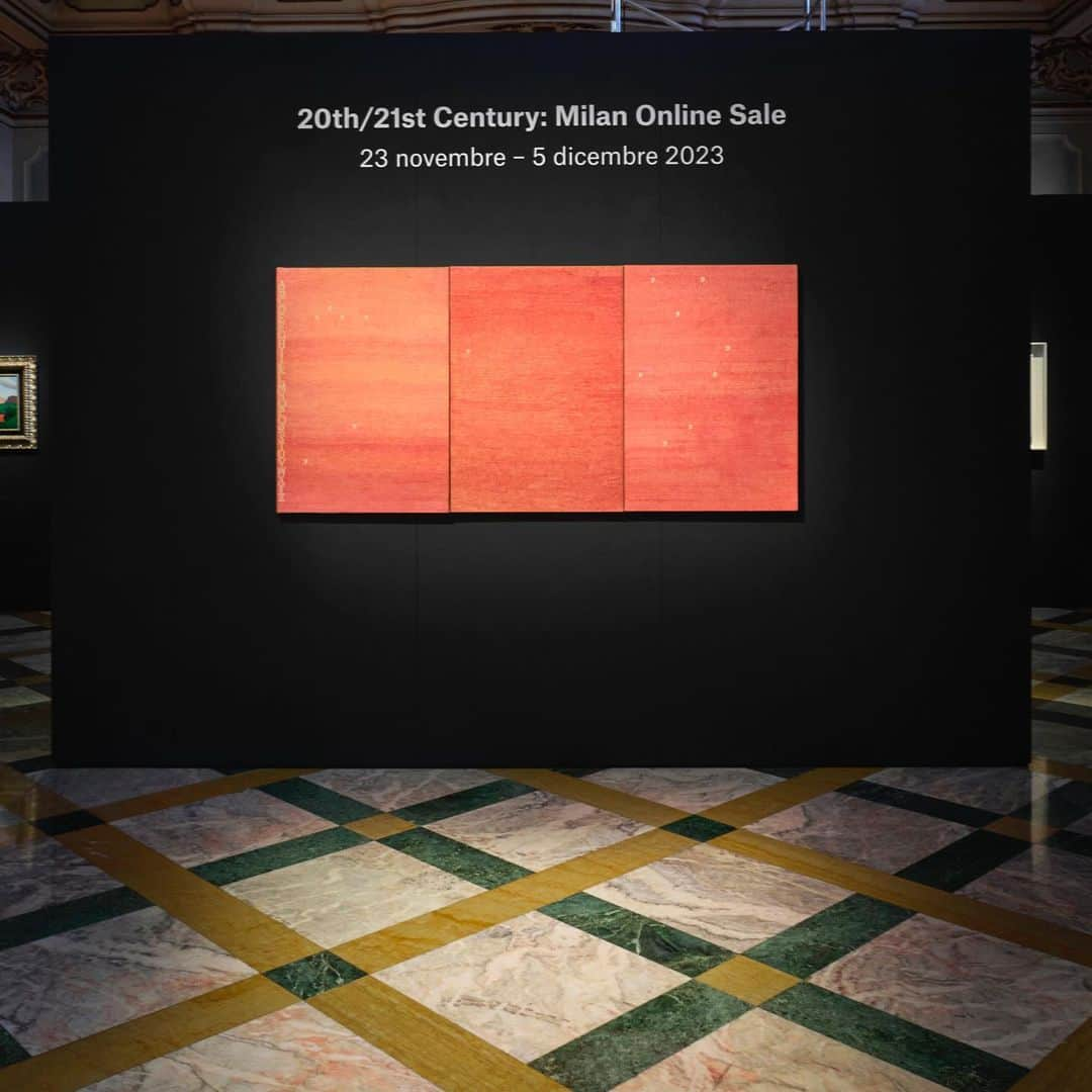 クリスティーズさんのインスタグラム写真 - (クリスティーズInstagram)「The '20th/21st Century: Milan Online Sale' is now open for bidding!⁣ ⁣ Discover a refined selection of masterpieces from the last century, together with sensational works by iconic post-war and contemporary artists including Salvo, Jannis Kounellis, Alighiero Boetti, Yayoi Kusama, and many others.⁣ ⁣ 📍A selection of highlights are currently on view at Christie's Milan (Via Clerici, 5) until 26 November⁣ ⁣ 🗓20th/21st Century: Milan Online Sale | 23 November - 5 December 2PM CET.⁣⁣ ⁣⁣ #milan #art #contemporaryart #postwar #christiesmilan」11月24日 19時16分 - christiesinc