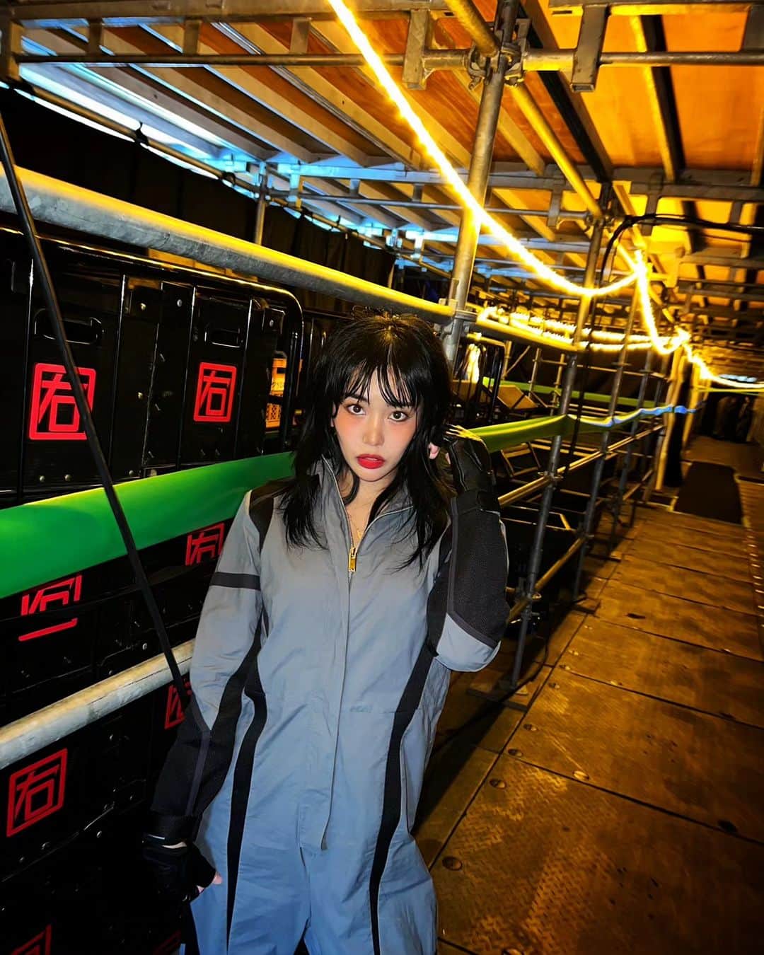 エナ さんのインスタグラム写真 - (エナ Instagram)「오늘도 무사히 끝💎 お疲れ様でした。 #까망갱 #세븐틴 #dancer #사이타마 #2회」11月24日 19時25分 - eunkyung.shin
