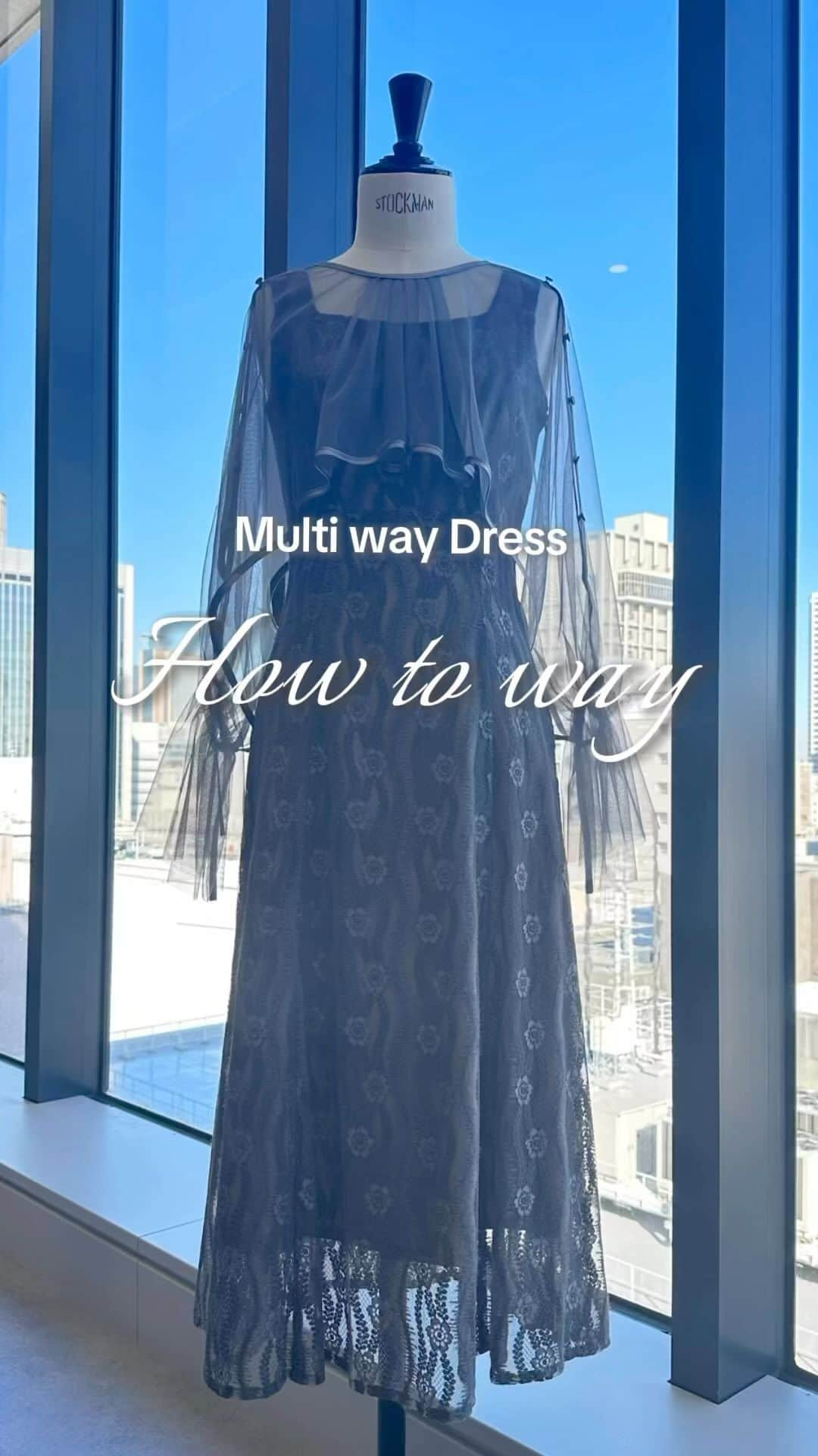 Risaのインスタグラム：「着回し力抜群🙌 Multi Wayの チュールボレロ＆レースドレスのセット👗✨  ●style「1」 ボレロをドレスの上から、タックを前にして、ボタンを後ろに。 フロントにボリュームが出て、華やかな印象に。。。  ●style「2」 ボレロをドレスの上から、ボタンを前にして、タックを後ろに。 フロントがスッキリして大人シックな装いに。。。  ●style「3」 ボレロをドレスの下に、ボタンを前にして、タックを後ろに。 フロントをシンプルにミニマルにレースドレスを引き立たせて。。。  ●style「4」 ボレロをドレスの下に、タックを前にして、ボタンを後ろに。 フロントはすっきりしつつタックで上品は印象的に。。。   もちろんレースのワンピースだけでもご着用可能です。 お手持ちのアイテムにボレロを組み合わせたり、 幅広くご着用いただけるセットになりますので是非チェックしてくださいね😍   ■マルチwayチュールレイヤーマーメイドレースドレス-U1316 ブラック/アッシュグレー/ブルー  ⬇️⬇️⬇️ Online Shop http://ruirue.com プロフィールのURLからもご覧いただけます。   #ruirueboutique#ルイルエブティック #レイヤード#チュールボレロ#multiway#ドレス#オケージョンワンピース #オケージョンワンピ #二次会ドレス #二次会ワンピース #二次会コーデ #謝恩会#発表会#同窓会ドレス #結婚式ワンピース #結婚式お呼ばれ #結婚式コーデ#お呼ばれドレス #お呼ばれコーデ #お呼ばれワンピ #ドレス #オケージョンドレス #オケージョン #レースワンピース #オケージョンコーデ #ワンピース #ワンピコーデ #大人かわいい #大人女子 #大人女子コーデ」