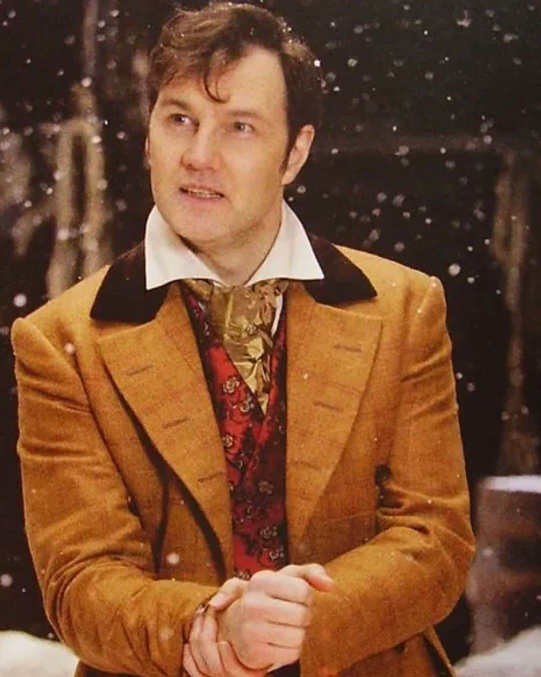 デビッド・モリシーのインスタグラム：「60 years of #drwho Loved playing Jackson Lake in the Christmas Special in 08.」