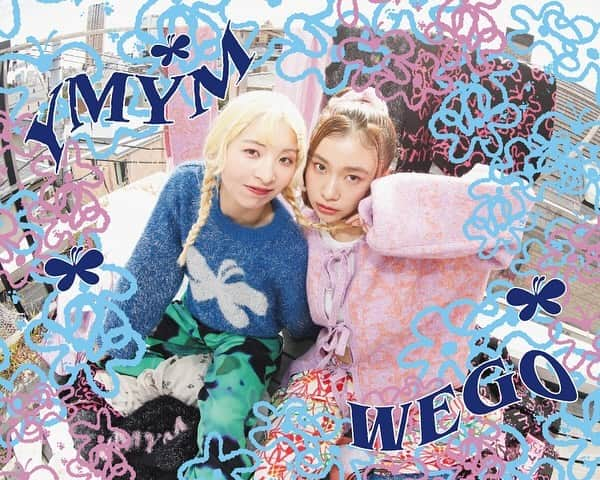 ユウキさんのインスタグラム写真 - (ユウキInstagram)「ついに！発表されました！YMYM×WEGOコラボ😆😆😆🤍🤍🤍 @ymym.tokyo  @wego_official   YMYMの総柄やアートワークを落とし込んで、 ハッピーなラインナップになったよ👼🏻✨  どれも可愛く仕上がって超お気に入り…！ 撮影もたのしかったなあ〜〜🌼  12/1 10:00〜発売開始だよ♡ WEGOのオンラインをチェック↓ https://wego.jp/collections/f-cts-ymym  展開店舗↓ ■販売店舗 【WEGO】心斎橋店、SHIBUYA109店、ルミネエスト新宿店、HEP FIVE店 【WEGO1.3.5...】原宿竹下通り店 【WEB】WEGO ONLINE STORE  #WEGO #YMYM #winterfashion」11月24日 20時41分 - yuukichan2