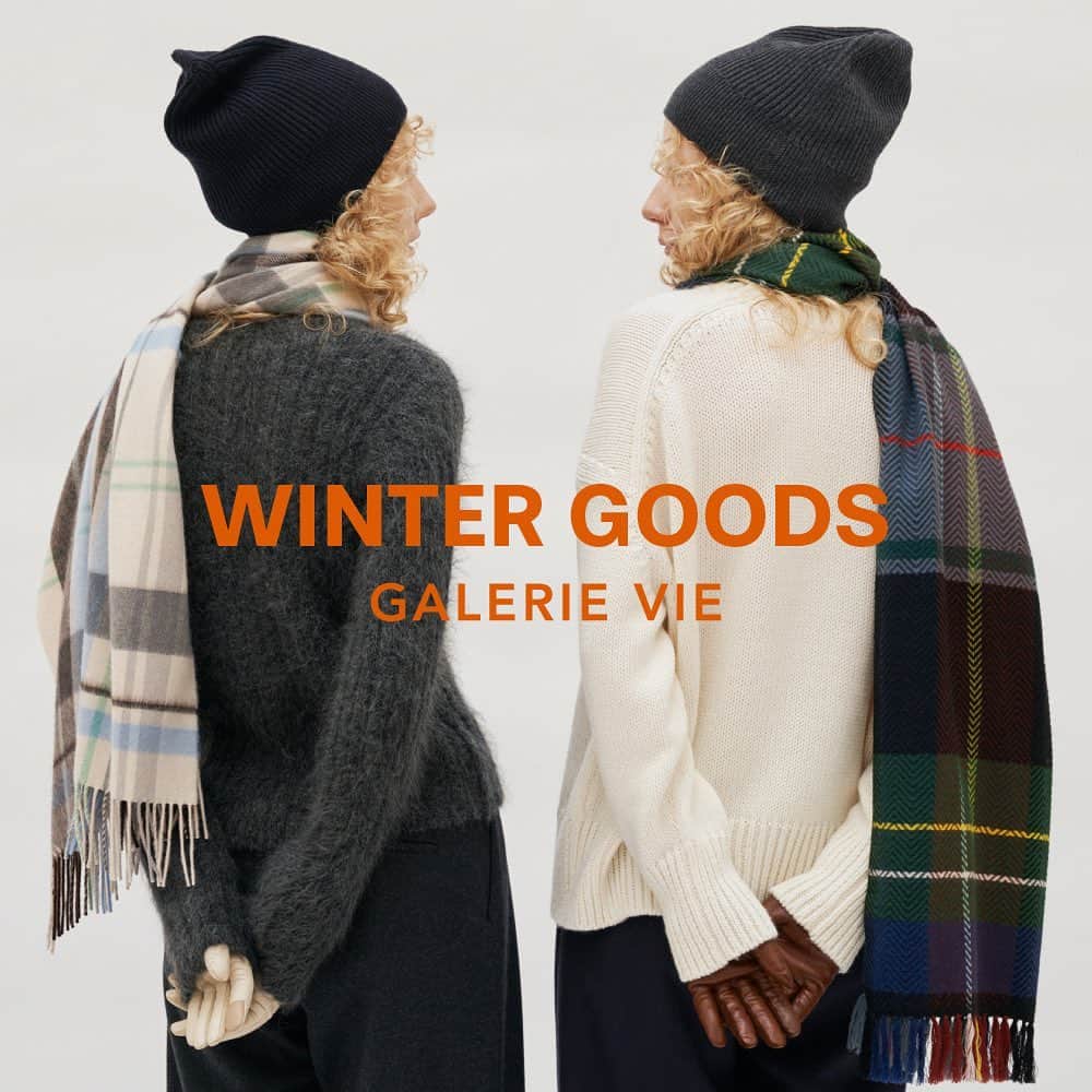 GALERIE VIEのインスタグラム：「. ⁡ 【 WINTER GOODS 】 ⁡ p1-2. 〈left〉 Knit cap / 27-09-34-09703 ¥13,200 Stole / 27-04-35-04002 ¥75,900 Knit / 23-02-34-02314 ¥35,200 ⁡ 〈right〉 Knit cap / 23-09-34-09703 ¥13,200 Stole / 27-04-34-04007 ¥39,600 Knit / 23-02-34-02307 ¥31,900 ⁡ p3. Muffler / 23-09-34-09701 ¥39,600 Knit cap / 23-09-34-09703 ¥13,200 Balaclava / 23-09-34-09007 ¥16,500 ⁡ p4. Stole / 7-04-35-04009 ¥49,500 Stole / 27-04-85-04001 ¥33,000 Knit / 23-02-34-02202 ¥26,400 Pants / 23-04-34-04213 ¥30,800 ⁡ ⁡ #galerievie #ギャルリーヴィー  #tomorrowland #トゥモローランド #fall #winter #goods」