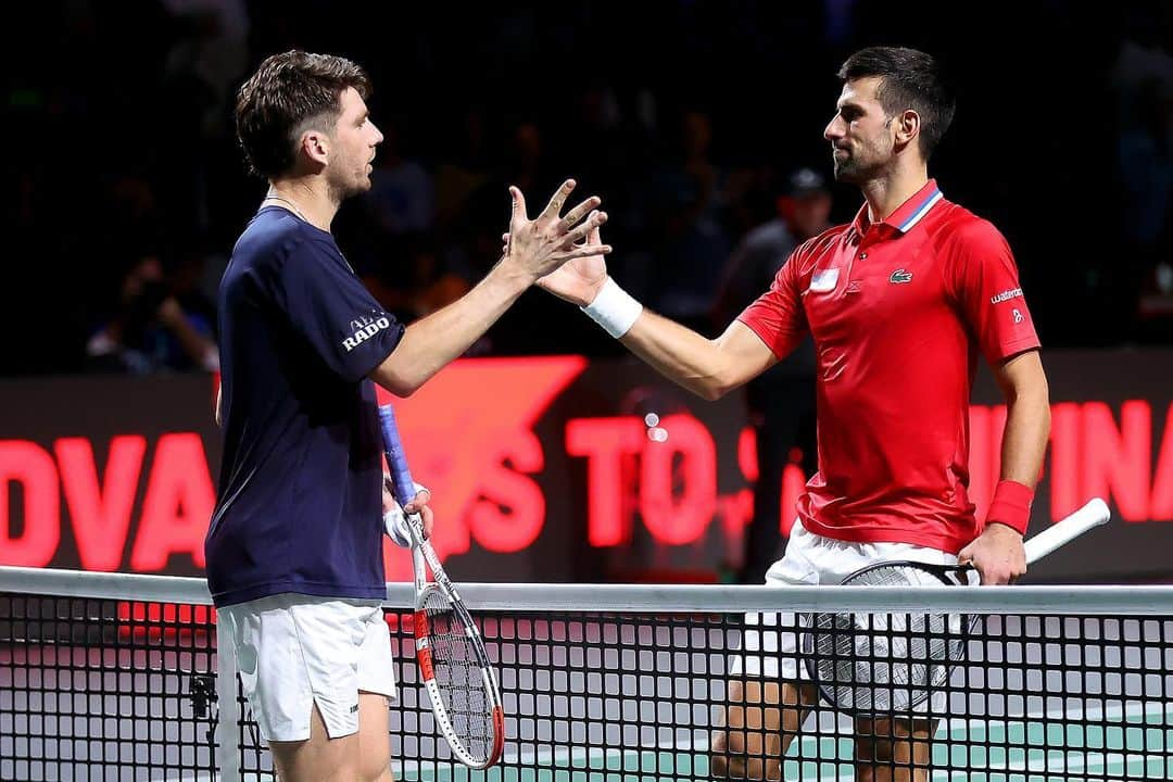 キャメロン・ノリーさんのインスタグラム写真 - (キャメロン・ノリーInstagram)「Cheers to everyone involved for making this Davis cup season so special.  Thank you to all the fans that made the trip out to Malaga yesterday, another amazing atmosphere. 🇬🇧🎯☕️⚡️」11月24日 22時57分 - norriee