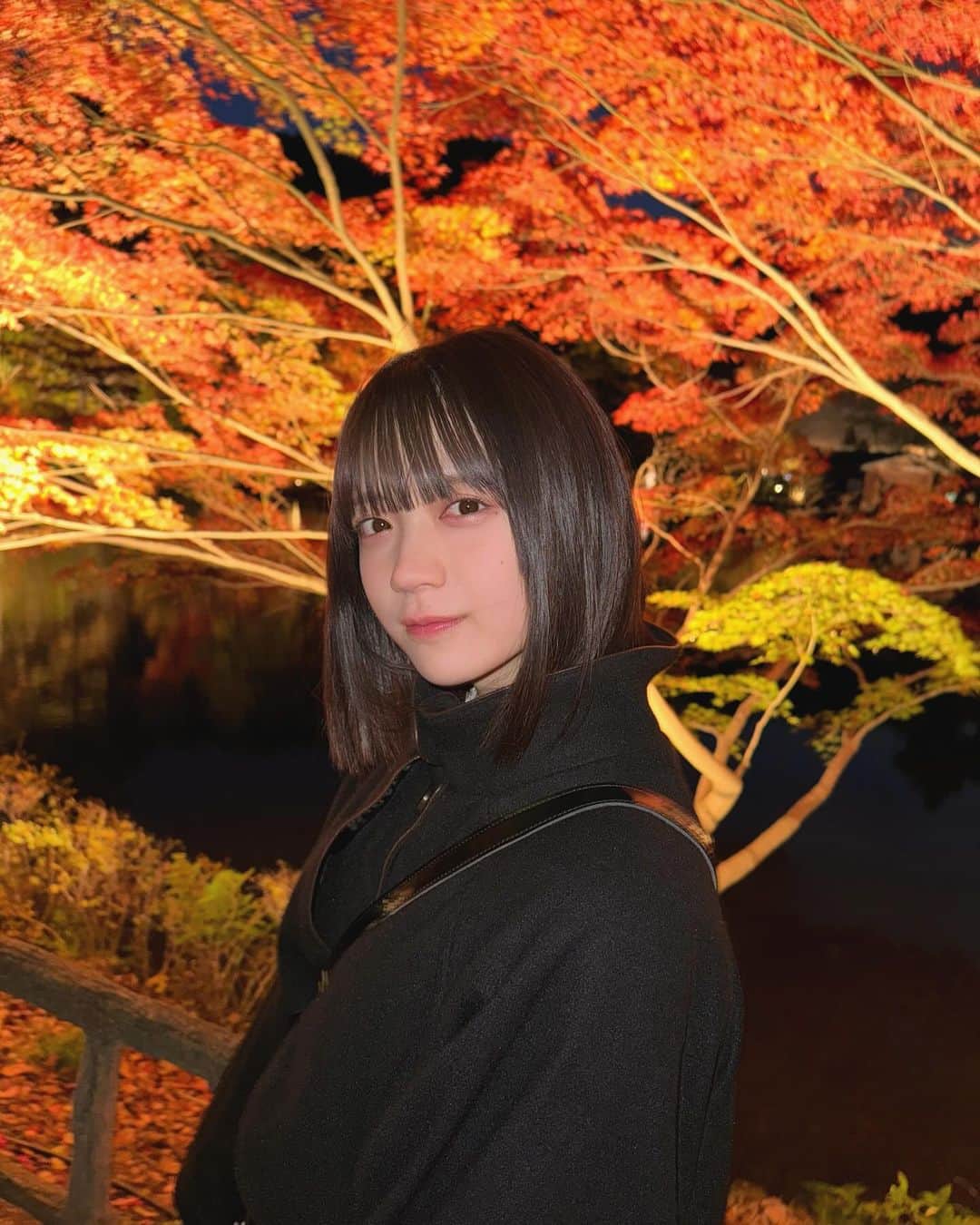 坂本真凛さんのインスタグラム写真 - (坂本真凛Instagram)「紅葉みたよん。 #紅葉 #紅葉狩り #秋 #ボブ」11月24日 23時28分 - marin_ske48